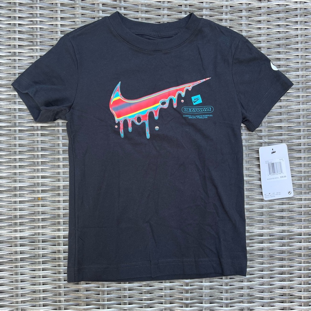 Nike Boys Swoosh Short Sleeve TShirt, Size 5